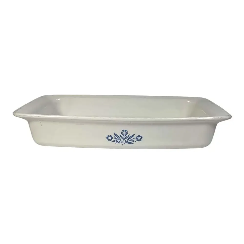 Corning Ware P-332 Blue Cornflower 12x7.5x2